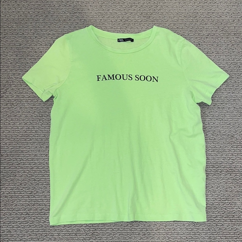 ZARA Famous Soon T-Shirt